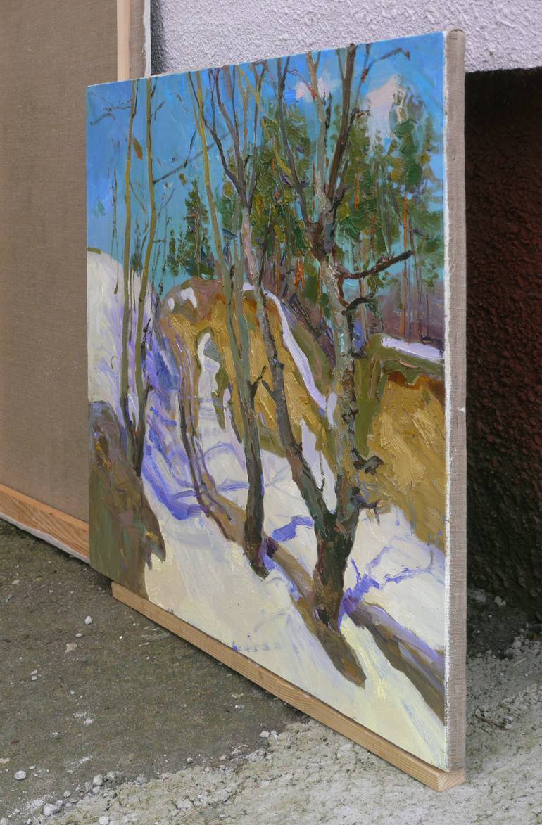 Original Impressionism Landscape Painting by Victor Onyshchenko