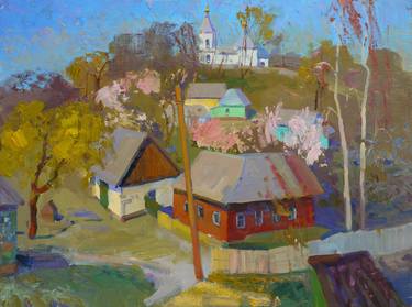Print of Folk Rural life Paintings by Victor Onyshchenko