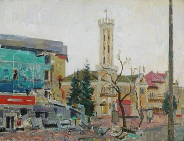 Print of Cities Paintings by Victor Onyshchenko