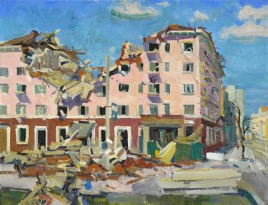 Print of Expressionism Architecture Paintings by Victor Onyshchenko
