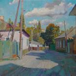Street in Chernihiv by Victor Onyshchenko