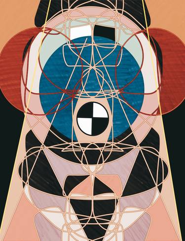 Print of Art Deco Geometric Digital by Alice Lenkiewicz