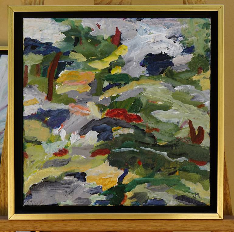 Original Abstract Landscape Painting by Laurie MacMillan