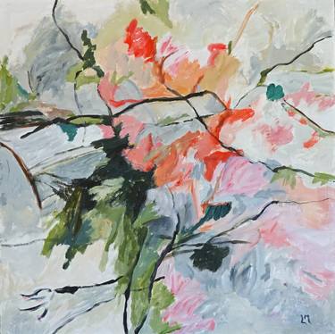 Original Abstract Botanic Paintings by Laurie MacMillan