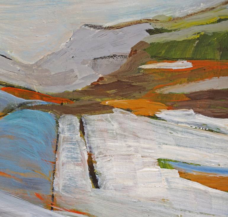 Original Abstract Landscape Painting by Laurie MacMillan