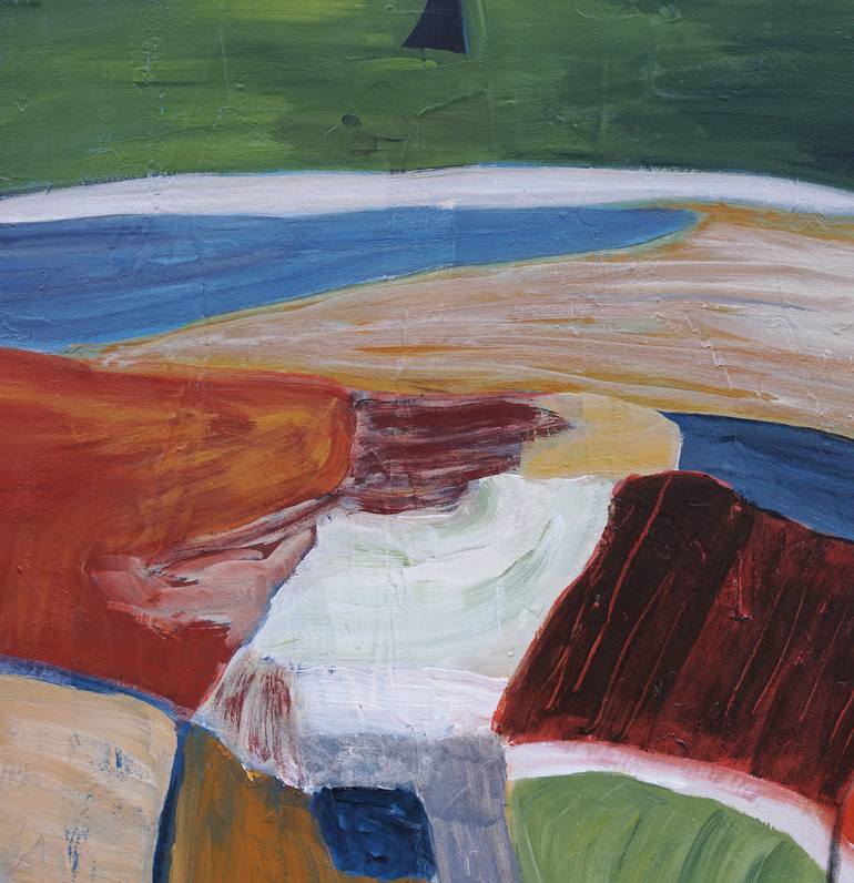 Original Abstract Landscape Painting by Laurie MacMillan