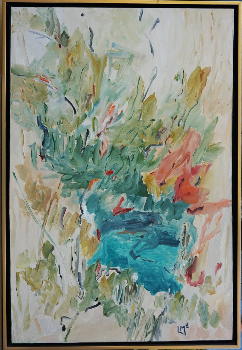Original Abstract Botanic Painting by Laurie MacMillan