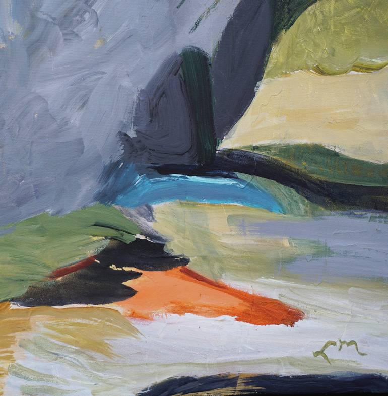 Original Abstract Landscape Painting by Laurie MacMillan