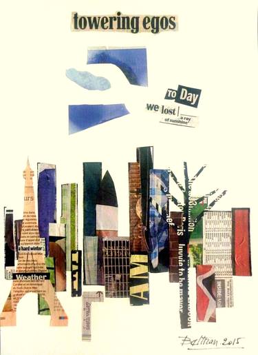 Print of Architecture Collage by Pierre-Yves Beltran