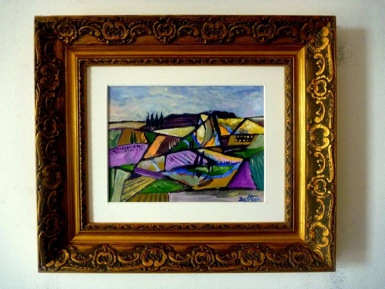 Original Figurative Landscape Painting by Pierre-Yves Beltran