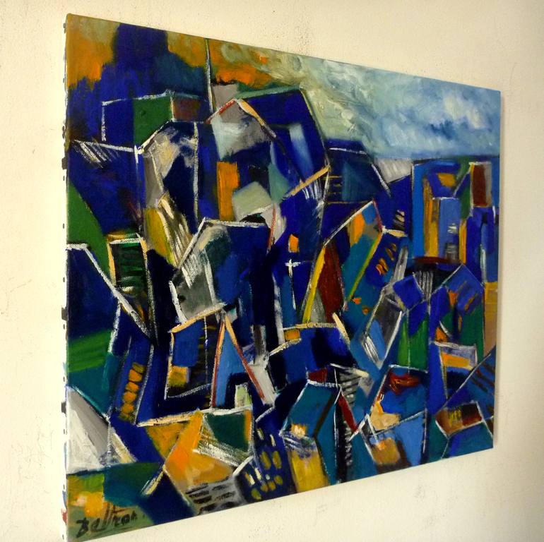 Original Abstract Painting by Pierre-Yves Beltran