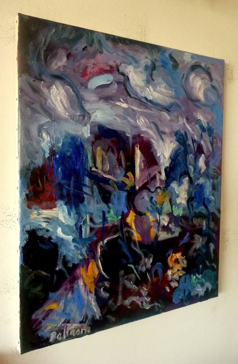 Original Abstract Painting by Pierre-Yves Beltran