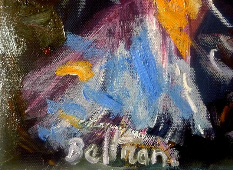 Original Abstract Painting by Pierre-Yves Beltran