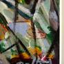 abstract painting.This artwork is part of a series on abstract paintings titled"abstraction and geometry".