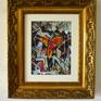 abstract painting.This artwork is part of a series on abstract paintings titled"abstraction and geometry".