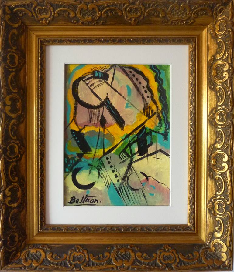 Original Abstract Painting by Pierre-Yves Beltran