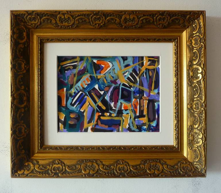 Original Abstract Painting by Pierre-Yves Beltran