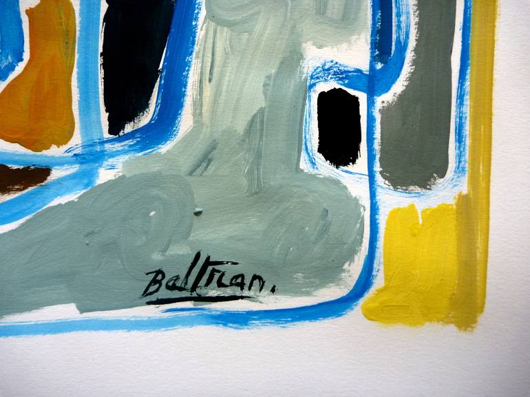 Original Modern Abstract Painting by Pierre-Yves Beltran