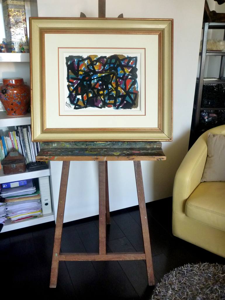 Original Modern Abstract Painting by Pierre-Yves Beltran