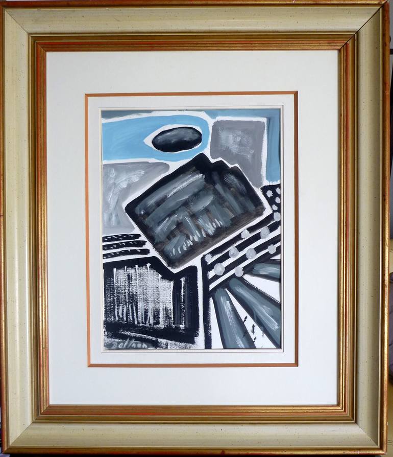 Original Cubism Abstract Painting by Pierre-Yves Beltran