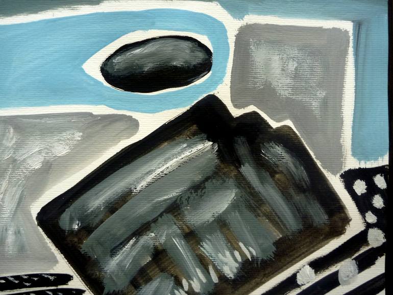Original Cubism Abstract Painting by Pierre-Yves Beltran