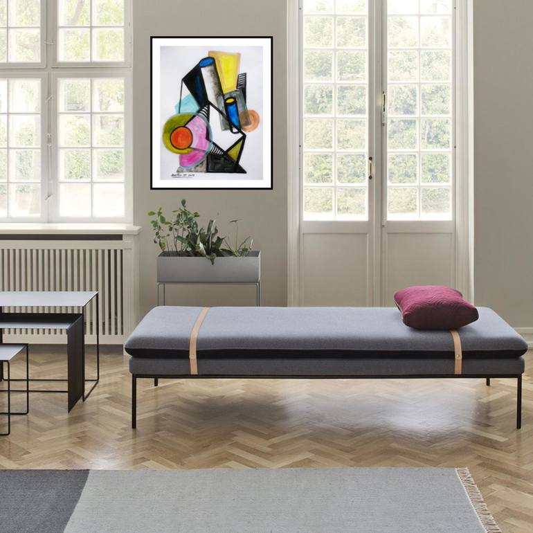 Original Modern Abstract Painting by Pierre-Yves Beltran