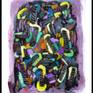 gouache on paper / 2017
50 x 65 cm / 19.68 x 25.59 in
original and one of a kind artwork
signed on the front and on the back
including a hand-written Certificate Of Authenticity (COA)

This work is unframed.
This painting presented here with a frame is only a suggestion.

This artwork is part of a series titled " abstraction and geometry".
I created this abstract colorful painting in a modern artistic mind.