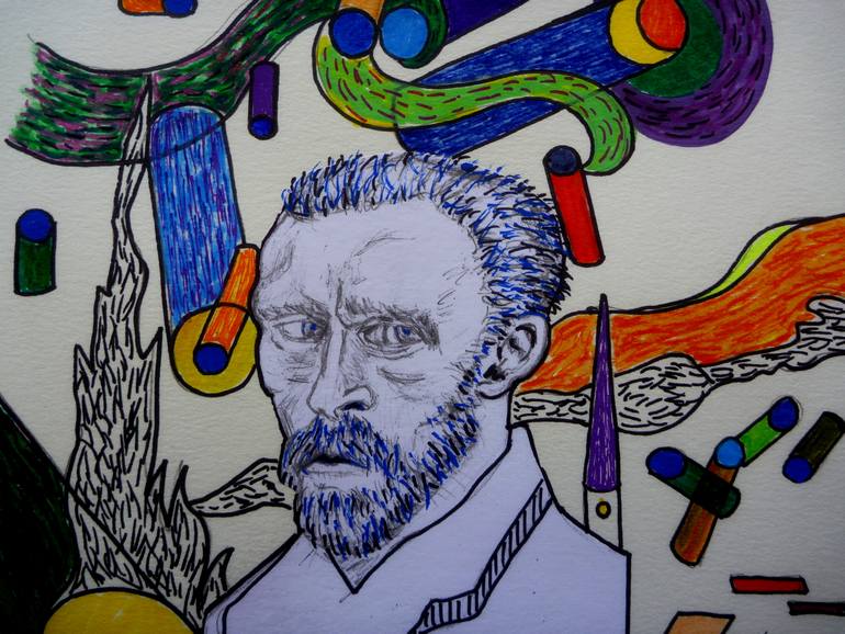 Original Illustration Portrait Drawing by Pierre-Yves Beltran