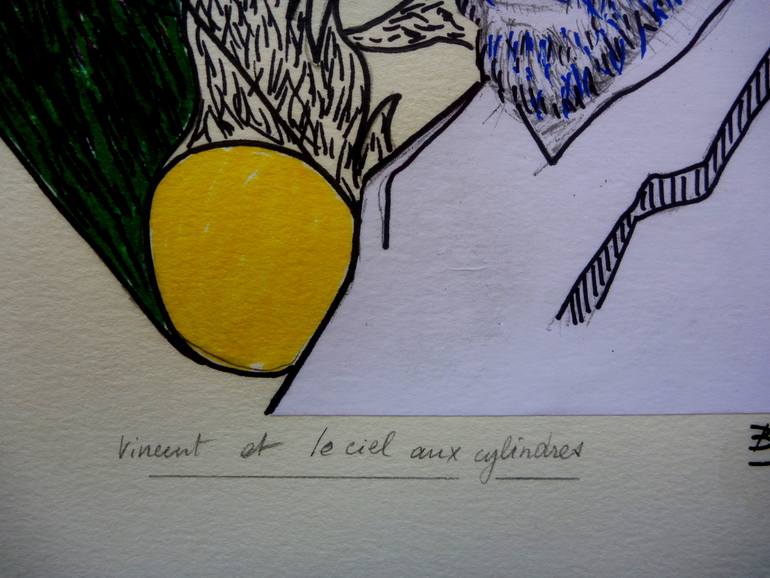 Original Illustration Portrait Drawing by Pierre-Yves Beltran