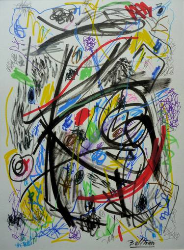 Original Abstract Drawings by Pierre-Yves Beltran