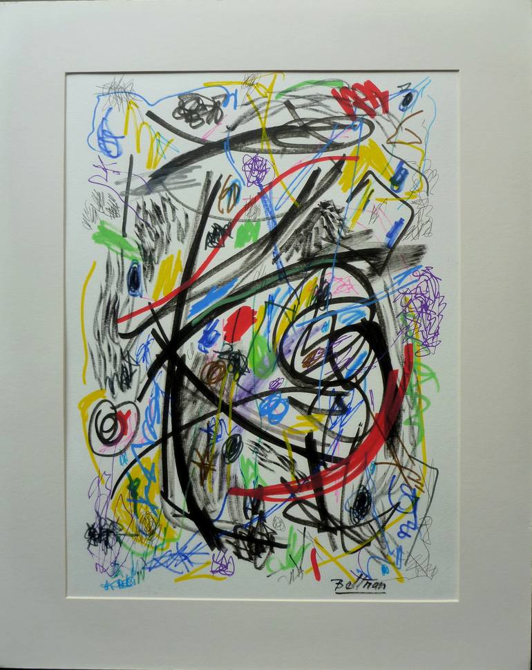 Original Abstract Drawing by Pierre-Yves Beltran