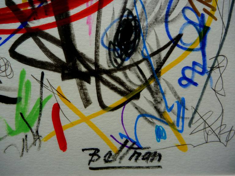 Original Abstract Drawing by Pierre-Yves Beltran