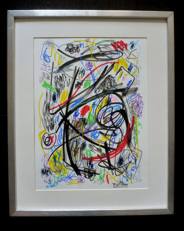 Original Abstract Drawing by Pierre-Yves Beltran