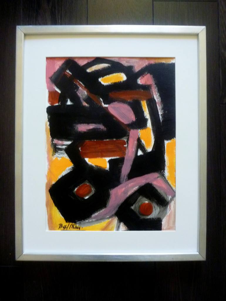 Original Abstract Painting by Pierre-Yves Beltran