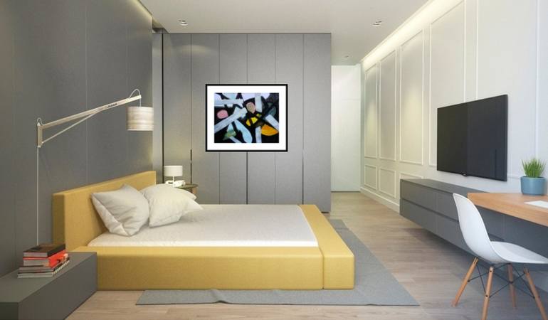 Original Modern Abstract Painting by Pierre-Yves Beltran