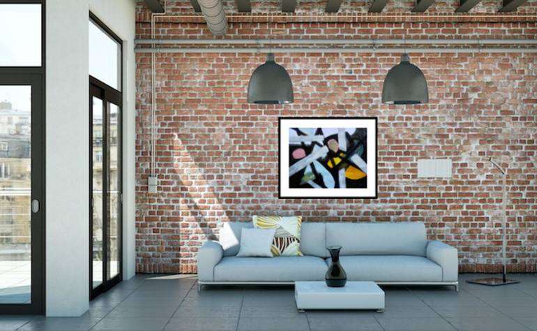 Original Modern Abstract Painting by Pierre-Yves Beltran