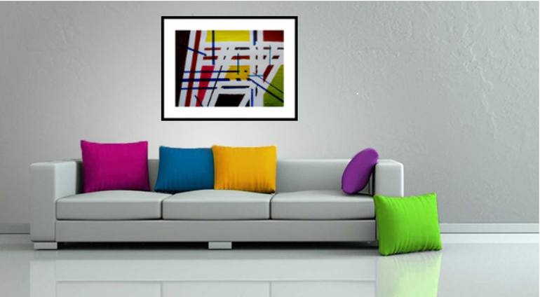 Original Abstract Painting by Pierre-Yves Beltran