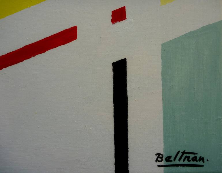 Original Minimalism Abstract Painting by Pierre-Yves Beltran