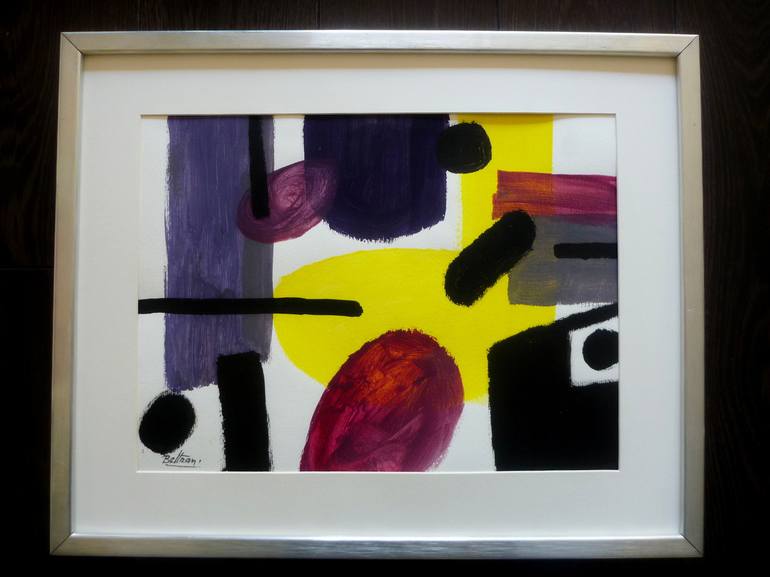 Original Abstract Painting by Pierre-Yves Beltran