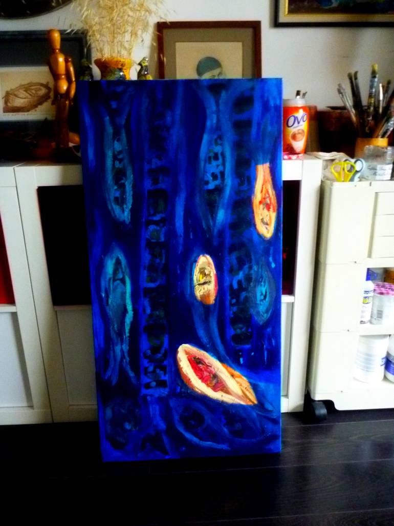 Original Modern Abstract Painting by Pierre-Yves Beltran