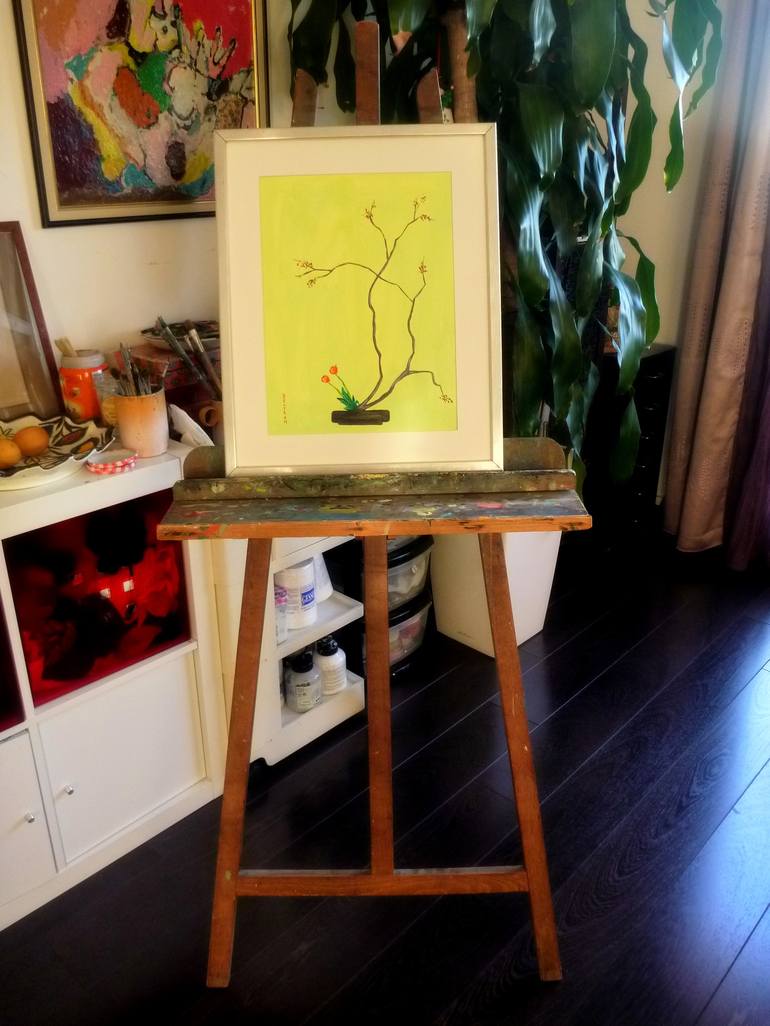 Original Figurative Floral Painting by Pierre-Yves Beltran