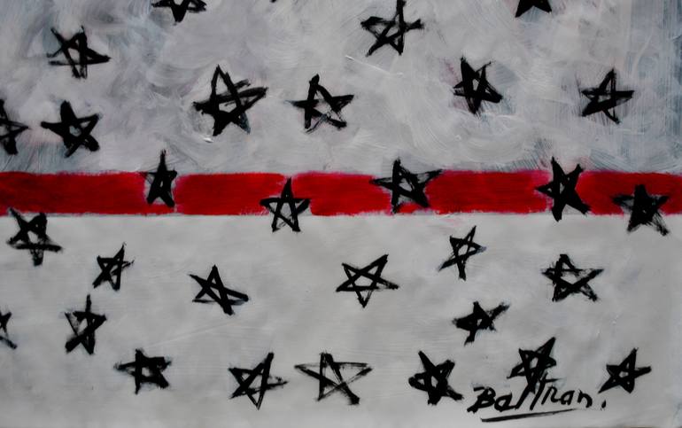 Original Conceptual Pop Culture/Celebrity Painting by Pierre-Yves Beltran