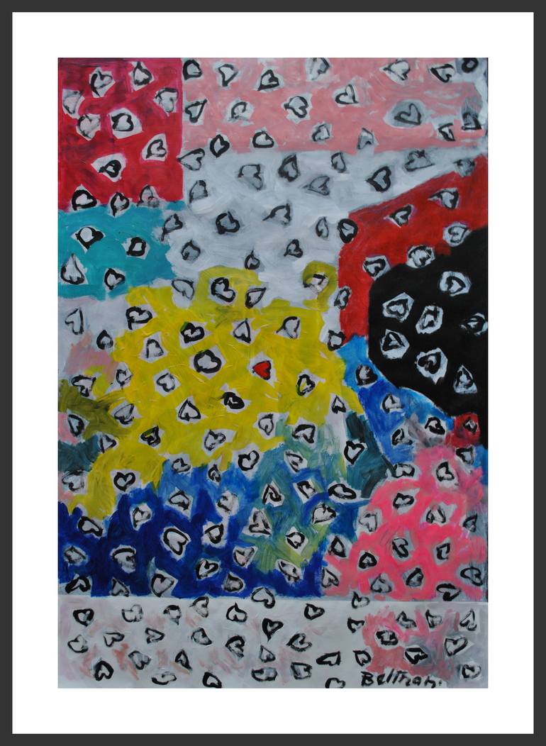 Original Modernism Patterns Painting by Pierre-Yves Beltran