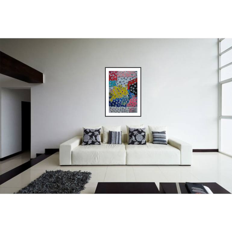 Original Modernism Patterns Painting by Pierre-Yves Beltran