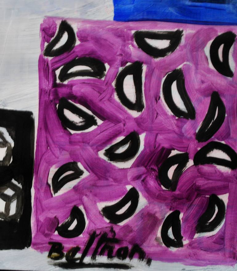 Original Illustration Geometric Painting by Pierre-Yves Beltran