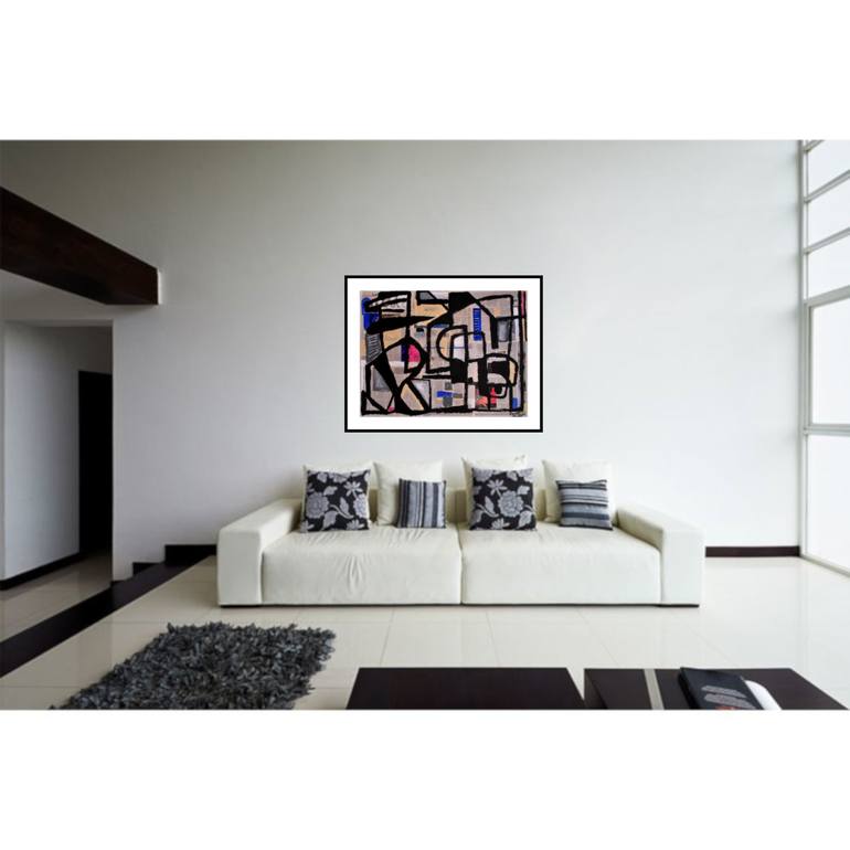 Original Modern Abstract Painting by Pierre-Yves Beltran