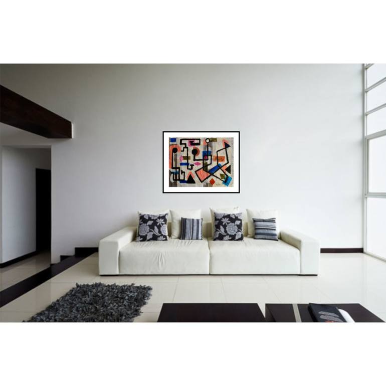 Original Abstract Painting by Pierre-Yves Beltran