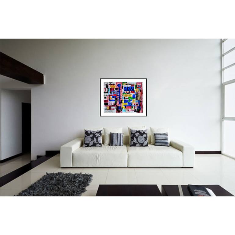 Original Modern Abstract Painting by Pierre-Yves Beltran