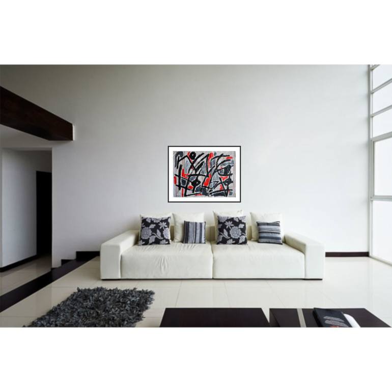 Original Modern Abstract Painting by Pierre-Yves Beltran