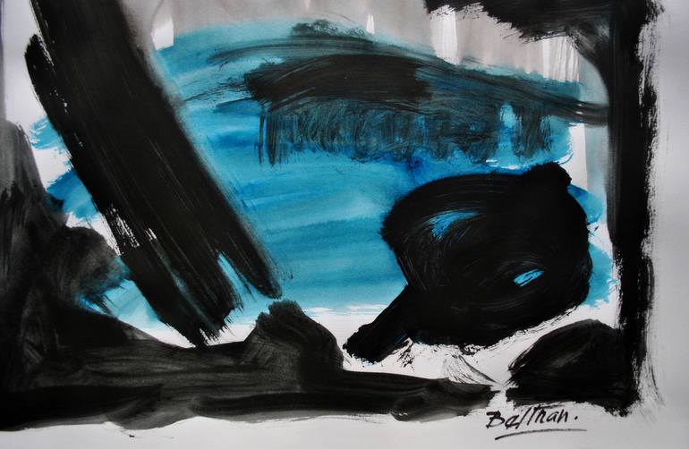 Original Abstract Painting by Pierre-Yves Beltran